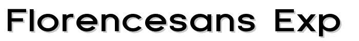 Florencesans Exp Bold font
